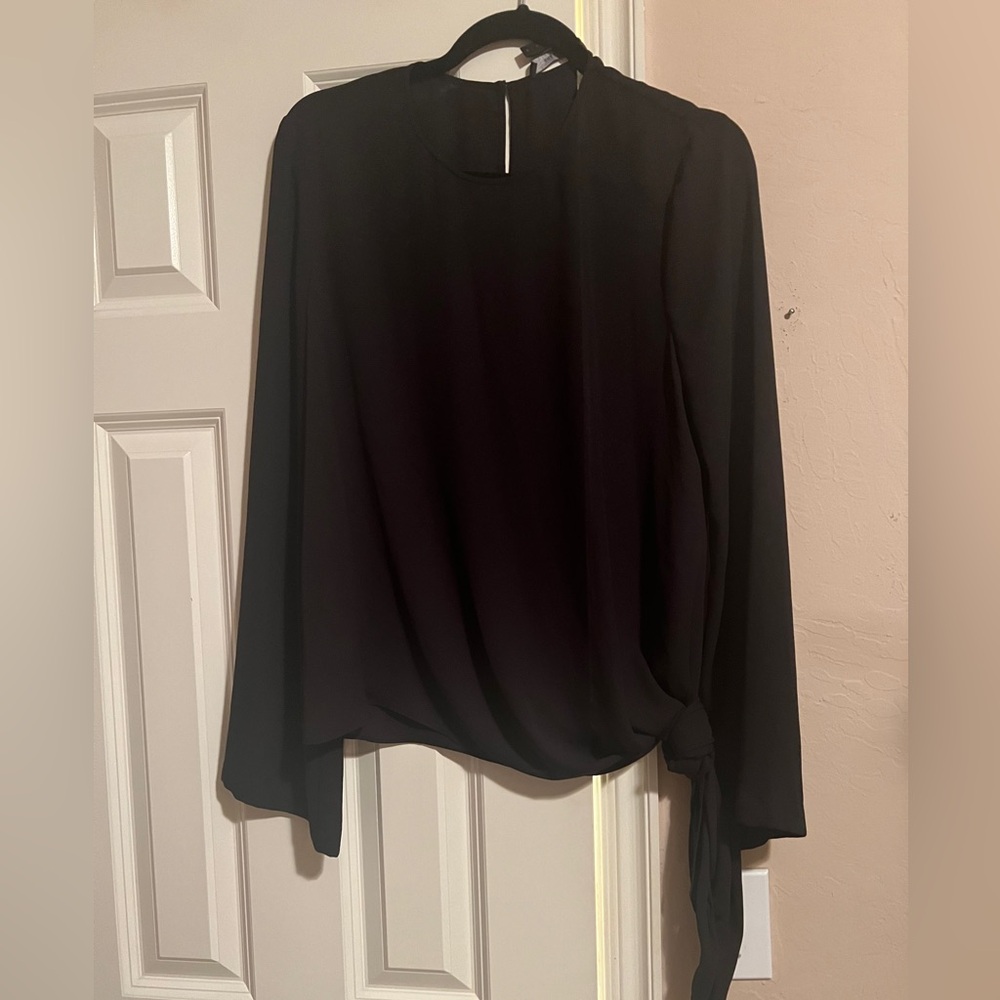 BCBG black top long on one side size 4